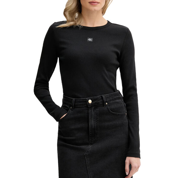CALVIN KLEIN WOVEN LABEL ΜΠΛΟΥΖΑ ΓΥΝΑΙΚΕΙΑ LV047E205G-UB1