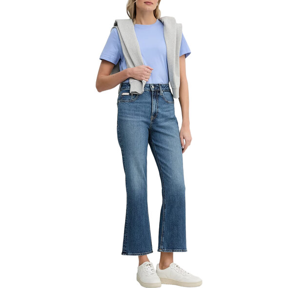 CALVIN KLEIN CROP FLARE BROOK DENIM ΠΑΝΤΕΛΟΝΙ ΓΥΝΑΙΚΕΙΟ LV047E741G-3SKRG