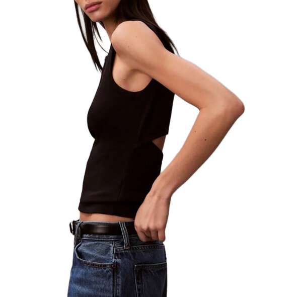 CALVIN KLEIN RIB ΑΜΑΝΙΚΗ ΜΠΛΟΥΖΑ ΓΥΝΑΙΚΕΙΑ LV047F246G-UB1
