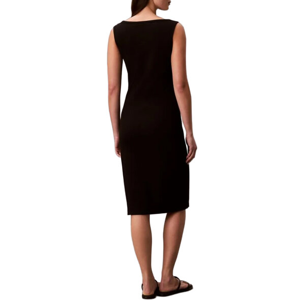 CALVIN KLEIN RIB WOVEN LABEL ΦΟΡΕΜΑ ΓΥΝΑΙΚΕΙΟ LV047F257G-UB1