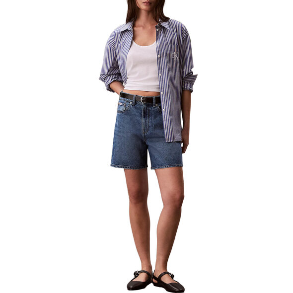 CALVIN KLEIN A-LINE DENIM ΣΟΡΤΣ ΓΥΝΑΙΚΕΙΟ LV047F676G-21R