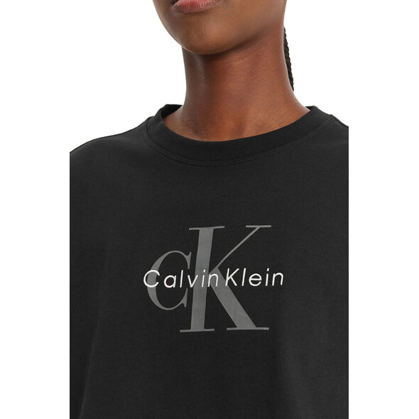 CALVIN KLEIN BOXY CROP MONOLOGO ΜΠΛΟΥΖΑ ΓΥΝΑΙΚΕΙΑ LV047F828G-UB1