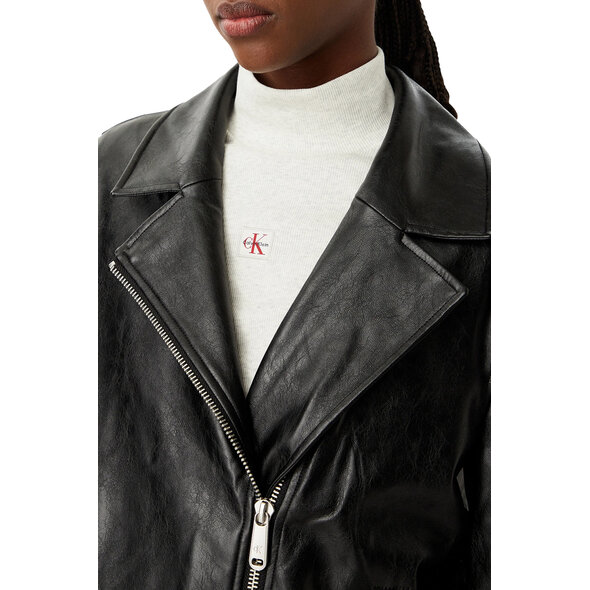 CALVIN KLEIN FAUX LEATHER MOTO JACKET ΓΥΝΑΙΚΕΙΟ LV047G515G-UB1