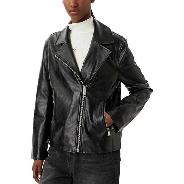 CALVIN KLEIN FAUX LEATHER MOTO JACKET ΓΥΝΑΙΚΕΙΟ LV047G515G-UB1