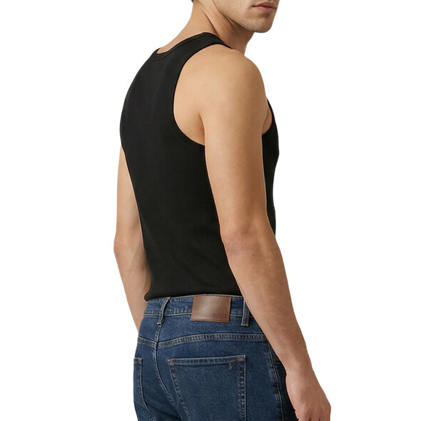 CALVIN KLEIN RIB BADGE ΑΜΑΝΙΚΗ ΜΠΛΟΥΖΑ ΑΝΔΡΙΚΗ LV04RF272G-UB1