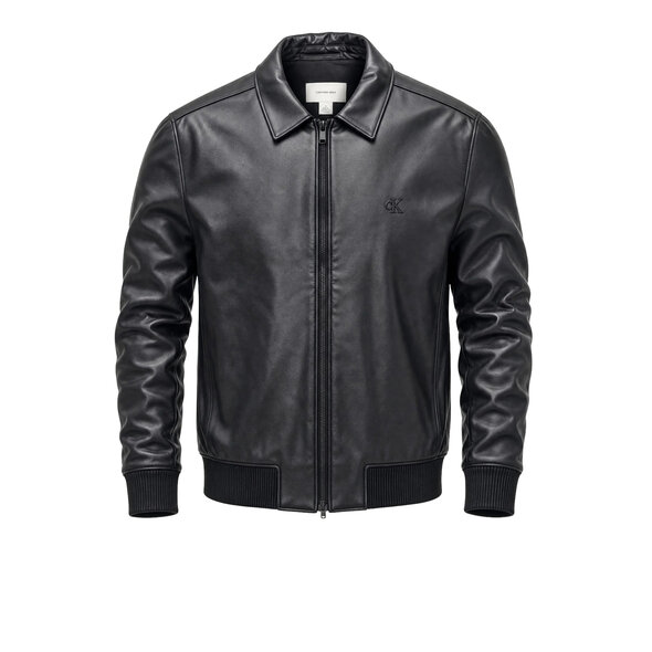 CALVIN KLEIN FAUX LEATHER BOMBER ΜΠΟΥΦΑΝ ΑΝΔΡΙΚΟ LV04RG406G-UB1