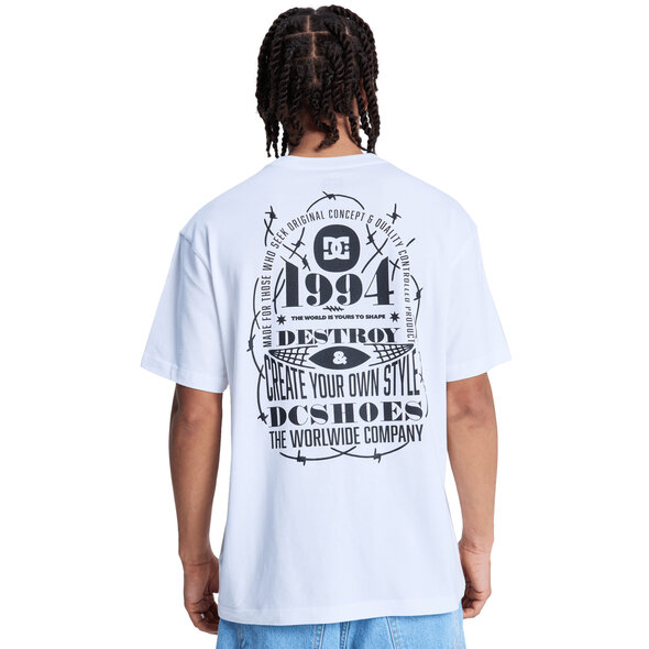 DC 'SHAPE OR DESTROY' ΜΠΛΟΥΖΑ ΑΝΔΡΙΚΗ EDYZT04416-WHT