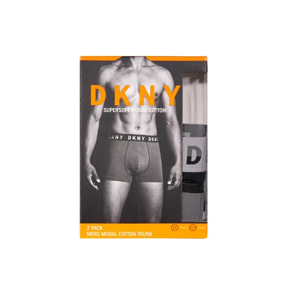 DKNY UNDERWEAR 'LITTLE ROCK' 2PACK TRUNKS ΕΣΩΡΟΥΧA ΑΝΔΡIKA U56527-BLACK-PRINT