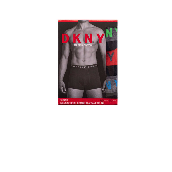 DKNY UNDERWEAR 'DOTHAN' 3-PACK TRUNKS ΕΣΩΡΟΥΧA ΑΝΔΡIKA U56574-BLACK