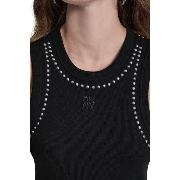 DKNY 'DOME STUDS' ΜΠΛΟΥΖΑ ΓΥΝΑΙΚΕΙΑ DJ5T1694-BLK
