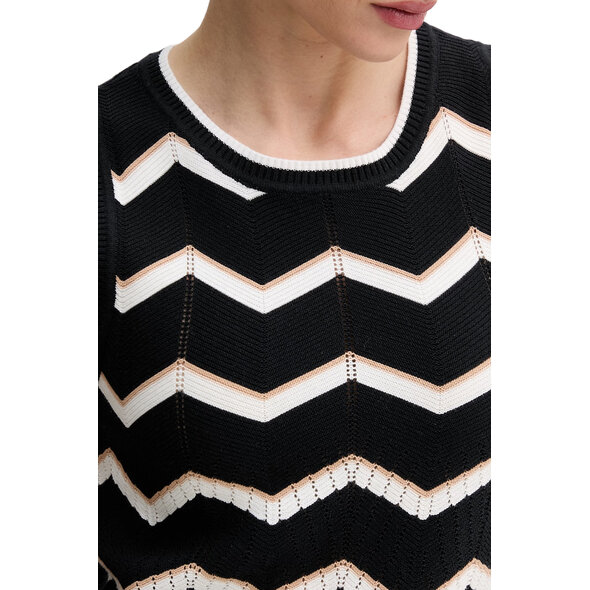 DKNY ΑΜΑΝΙΚΗ ΠΛΕΚΤΗ ΜΠΛΟΥΖΑ ΓΥΝΑΙΚΕΙΑ DJ6R0206-BU5