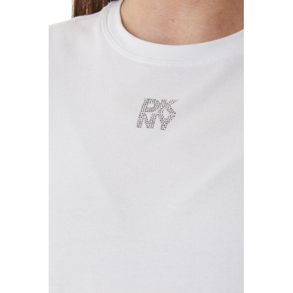 DKNY RHINESTONE LOGO ΜΠΛΟΥΖΑ ΓΥΝΑΙΚΕΙΑ DJ6T1740-WTL