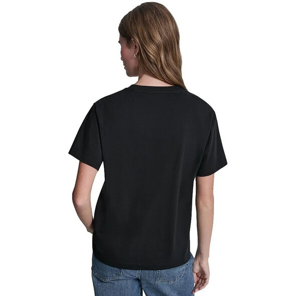 DKNY RHINESTONE LOGO RELAXED ΜΠΛΟΥΖΑ ΓΥΝΑΙΚΕΙΑ DJ6T1741-BSV