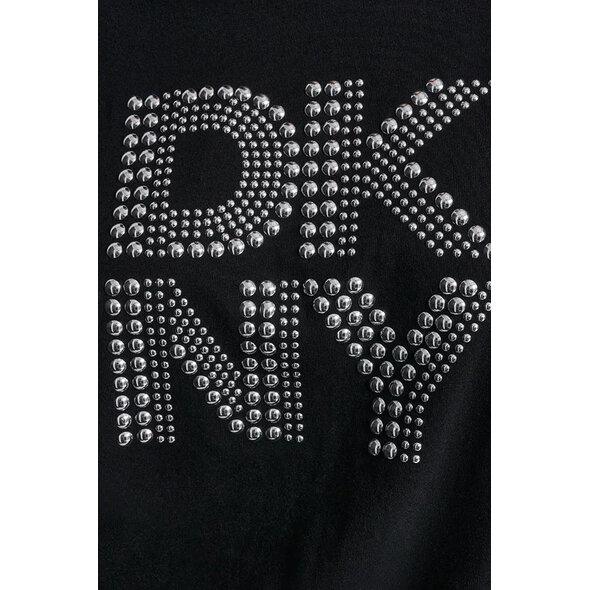 DKNY RHINESTONE LOGO RELAXED ΜΠΛΟΥΖΑ ΓΥΝΑΙΚΕΙΑ DJ6T1741-BSV