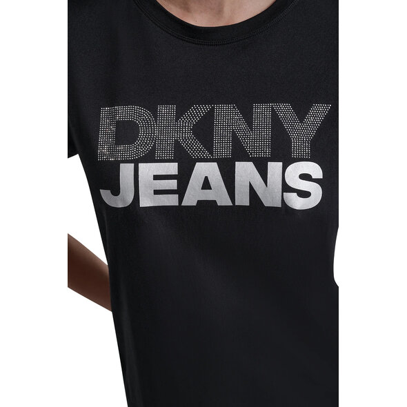 DKNY STACKED RHINESTONE FOIL ΜΠΛΟΥΖΑ ΓΥΝΑΙΚΕΙΑ DJ6T1746-AE1