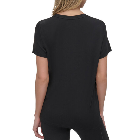 DKNY TWO TONE LOGO ΜΠΛΟΥΖΑ ΓΥΝΑΙΚΕΙΑ DP5T5894-BLK