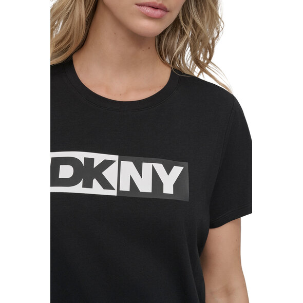 DKNY TWO TONE LOGO ΜΠΛΟΥΖΑ ΓΥΝΑΙΚΕΙΑ DP5T5894-BLK
