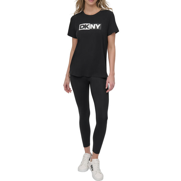 DKNY TWO TONE LOGO ΜΠΛΟΥΖΑ ΓΥΝΑΙΚΕΙΑ DP5T5894-BLK
