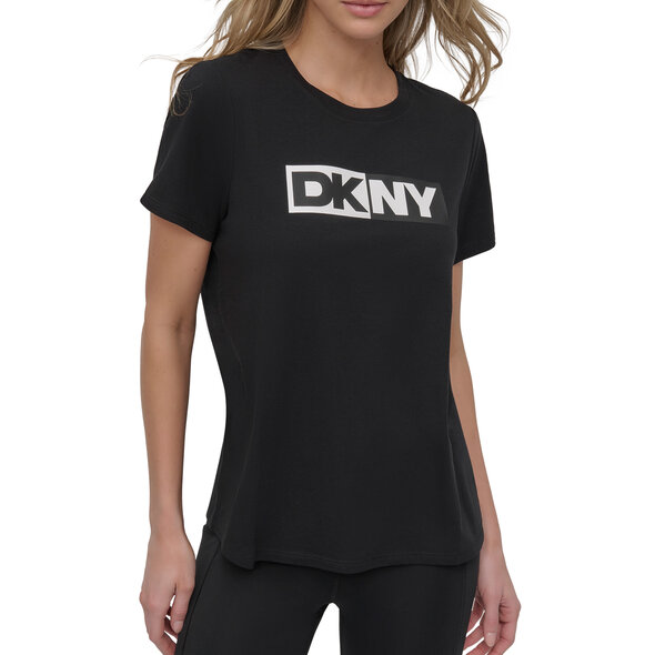 DKNY TWO TONE LOGO ΜΠΛΟΥΖΑ ΓΥΝΑΙΚΕΙΑ DP5T5894-BLK