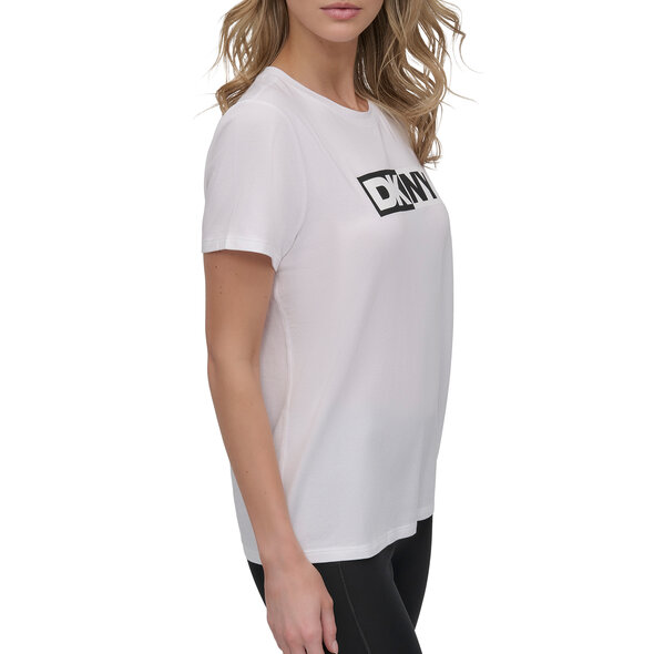 DKNY TWO TONE LOGO ΜΠΛΟΥΖΑ ΓΥΝΑΙΚΕΙΑ DP5T5894-WHT