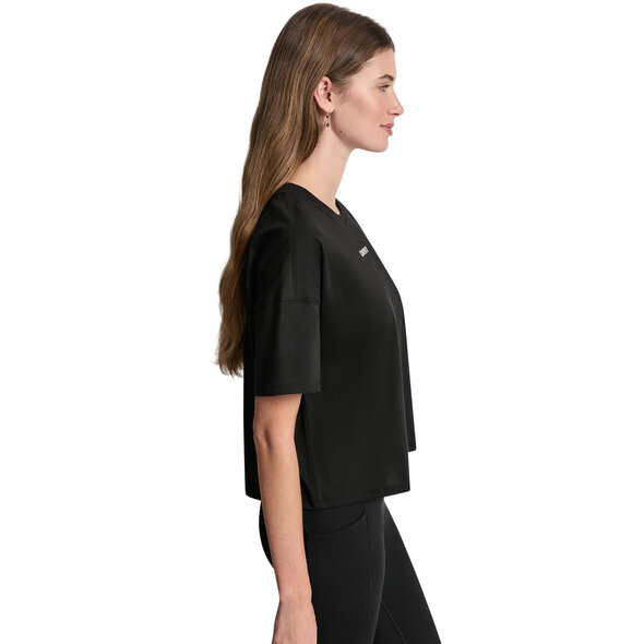DKNY METALLIC BUBBLE LOGO ΜΠΛΟΥΖΑ ΓΥΝΑΙΚΕΙΑ DP6T1662-BLK