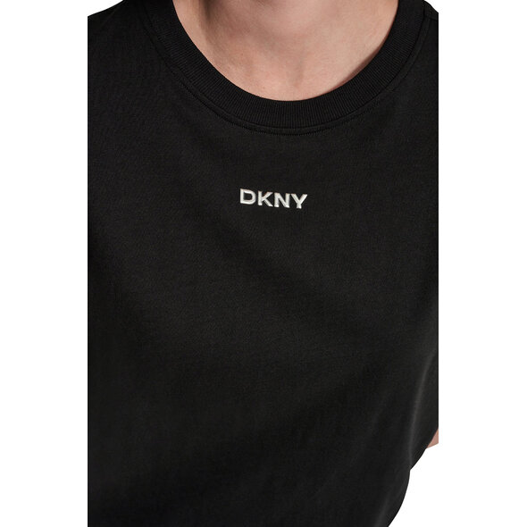 DKNY METALLIC BUBBLE LOGO ΜΠΛΟΥΖΑ ΓΥΝΑΙΚΕΙΑ DP6T1662-BLK