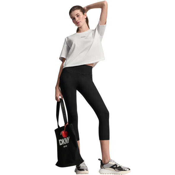 DKNY METALLIC BUBBLE LOGO ΜΠΛΟΥΖΑ ΓΥΝΑΙΚΕΙΑ DP6T1662-WHT