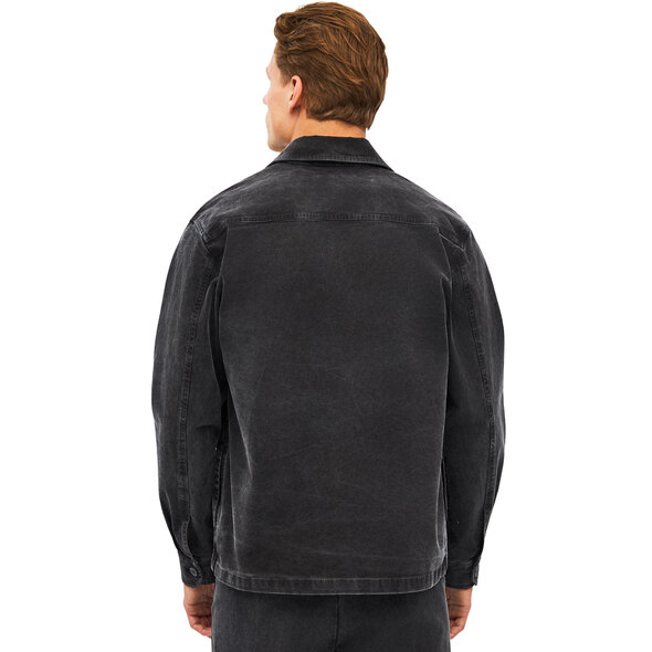 DIRTY LAUNDRY PIQUET OVERSHIRT ΑΝΔΡΙΚΟ DLMO000039-VINTAGE BLACK