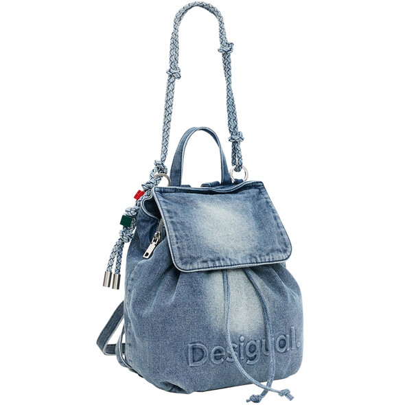 DESIGUAL 'HALF LOGO' DENIM BACKPACK ΓΥΝΑΙΚΕΙΑ 26SAKD07-5005