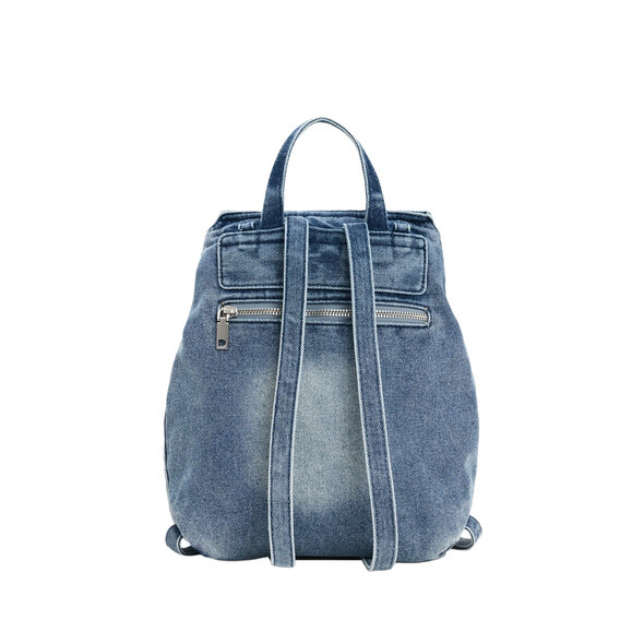 DESIGUAL 'HALF LOGO' DENIM BACKPACK ΓΥΝΑΙΚΕΙΑ 26SAKD07-5005