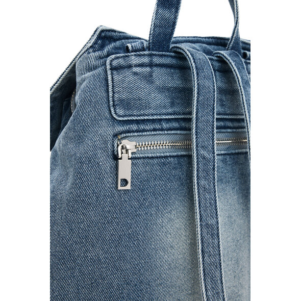 DESIGUAL 'HALF LOGO' DENIM BACKPACK ΓΥΝΑΙΚΕΙΑ 26SAKD07-5005