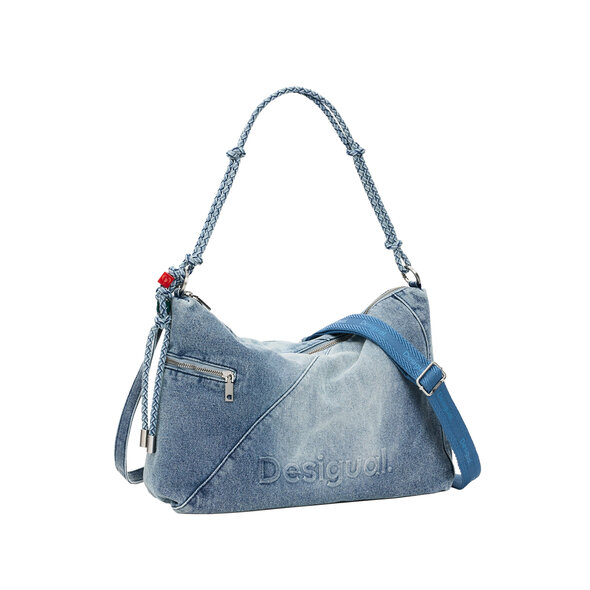 DESIGUAL HALF LOGO DENIM ΤΣΑΝΤΑ ΓΥΝΑΙΚΕΙΑ 26SAXD27-5005