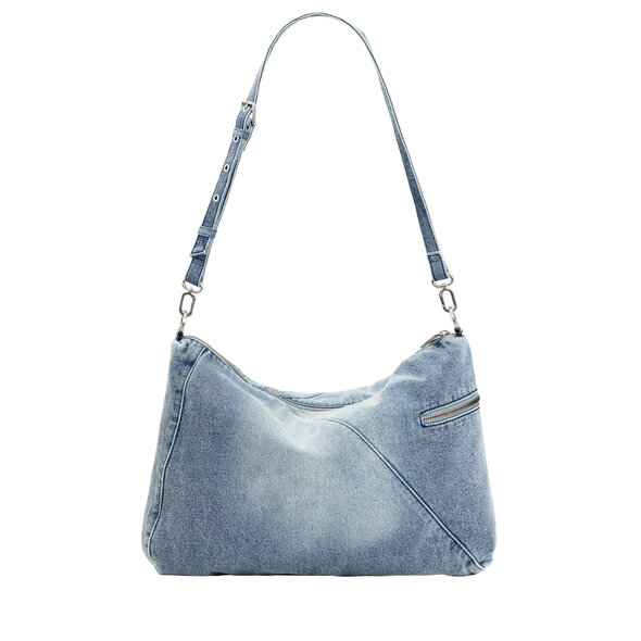 DESIGUAL HALF LOGO DENIM ΤΣΑΝΤΑ ΓΥΝΑΙΚΕΙΑ 26SAXD27-5005