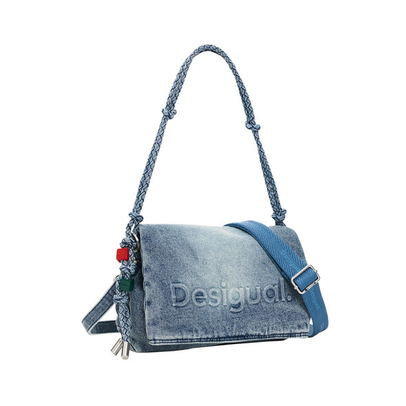 DESIGUAL HALF LOGO DENIM ΤΣΑΝΤΑ ΓΥΝΑΙΚΕΙΑ 26SAXD28-5005