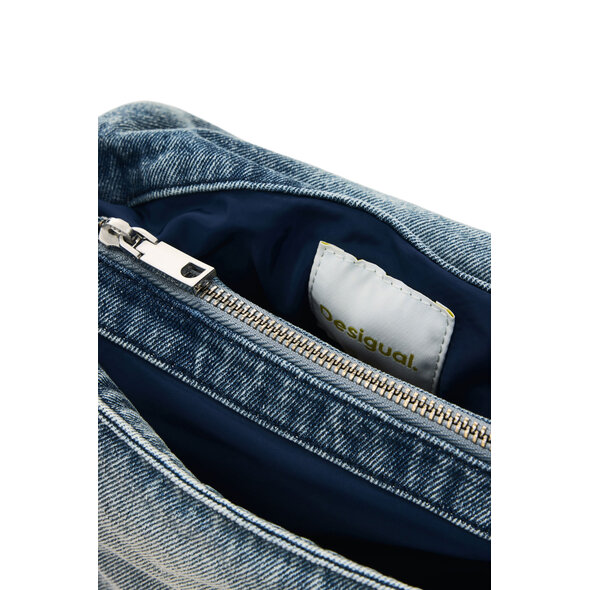 DESIGUAL HALF LOGO DENIM ΤΣΑΝΤΑ ΓΥΝΑΙΚΕΙΑ 26SAXD28-5005