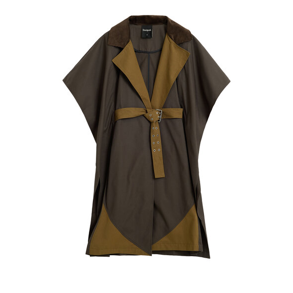 DESIGUAL 'TRENCHY' WAX PONCHO ΓΥΝΑΙΚΕΙΟ 26WAIA23-6000