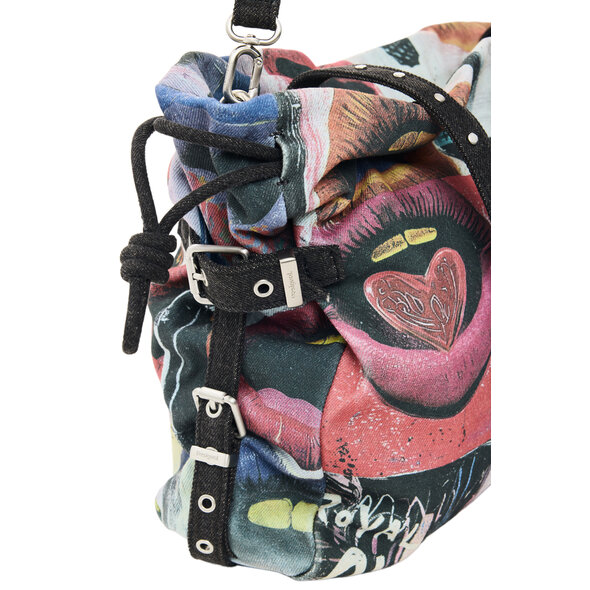 DESIGUAL 'GRAFFIATO BLUE' ΤΣΑΝΤΑ ΓΥΝΑΙΚΕΙΑ 26WAXA36-5016