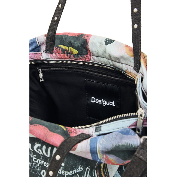 DESIGUAL 'GRAFFIATO BLUE' ΤΣΑΝΤΑ ΓΥΝΑΙΚΕΙΑ 26WAXA36-5016