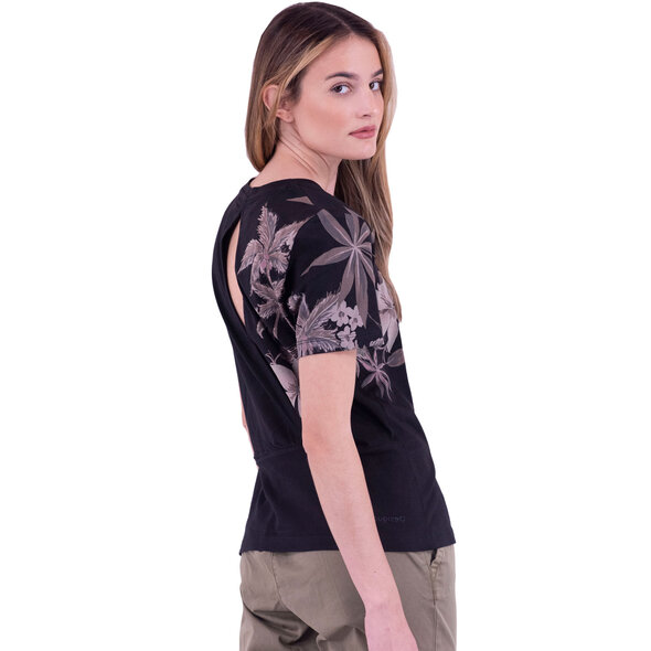 DESIGUAL 'LIFE'  ΜΠΛΟΥΖΑ ΓΥΝΑΙΚEIA ME CROSSED OPEN BACK 21SOTK06-2000