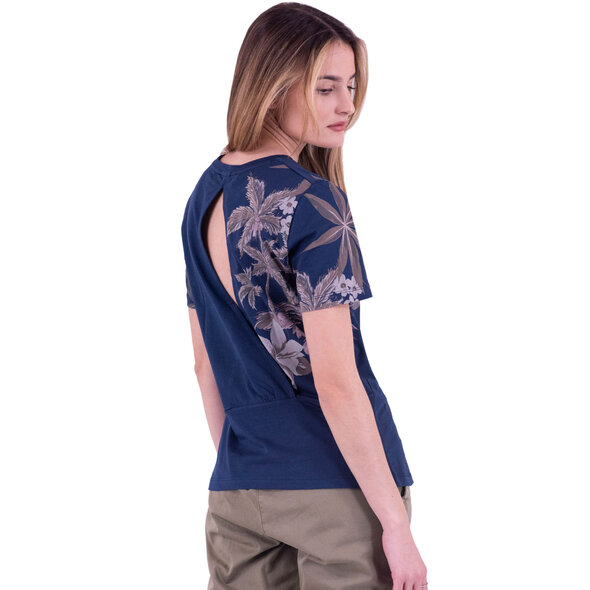 DESIGUAL 'LIFE'  ΜΠΛΟΥΖΑ ΓΥΝΑΙΚEIA ME CROSSED OPEN BACK 21SOTK06-5000