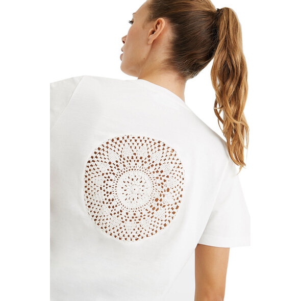 DESIGUAL ΜΠΛΟΥΖΑ ΓΥΝΑΙΚΕΙΑ ΜΕ ΠΛΕΚΤΟ MANDALA ΣΤΗΝ ΠΛΑΤΗ 21SOTK13-1000