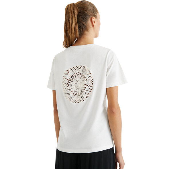 DESIGUAL ΜΠΛΟΥΖΑ ΓΥΝΑΙΚΕΙΑ ΜΕ ΠΛΕΚΤΟ MANDALA ΣΤΗΝ ΠΛΑΤΗ 21SOTK13-1000