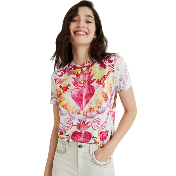 DESIGUAL 'TATTOO' RIB ΜΠΛΟΥΖΑ ΓΥΝΑΙΚEIA 21SWTKDT-1001