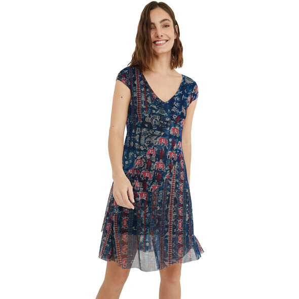 DESIGUAL 'MERRY' FLARED ΦΟΡΕΜΑ ΓΥΝΑΙΚEIO 21SWVK20-5001