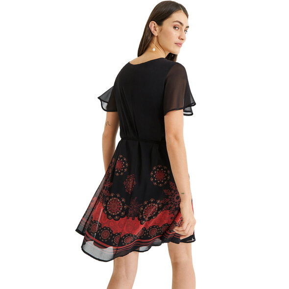 DESIGUAL 'TAMPA' ΦΟΡΕΜΑ ΓΥΝΑΙΚEIO ME FLORAL MANDALA PRINT 21SWVW32-2000