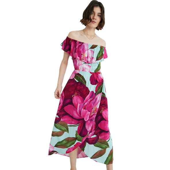 DESIGUAL 'ARLES' MIDI STRAPLESS ΦΟΡΕΜΑ ΓΥΝΑΙΚEIO 21SWVWAN-3012
