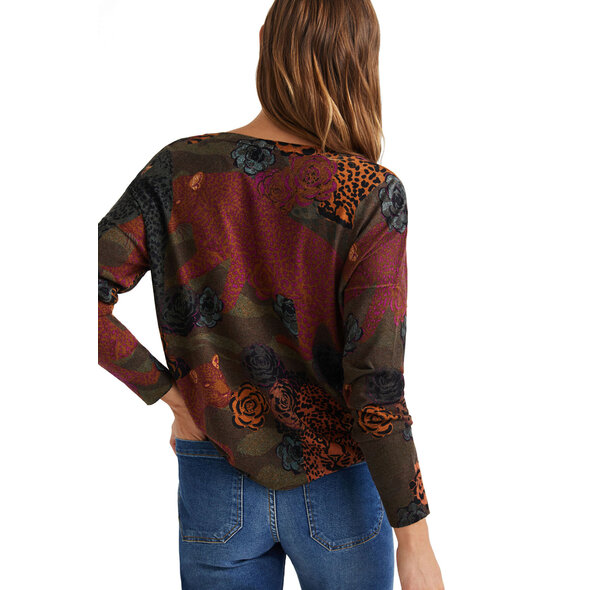DESIGUAL 'TANZANIA' ΠΛΕΚΤO ΓΥΝΑΙΚEIO ΜΕ ANIMAL PRINT 21WWJFA6-4027