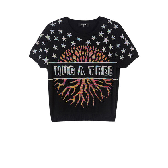 DESIGUAL 'HUG A TREE' ΠΛΕΚΤΗ ΜΠΛΟΥΖΑ ΓΥΝΑΙΚEIA 21WWTK54-2000