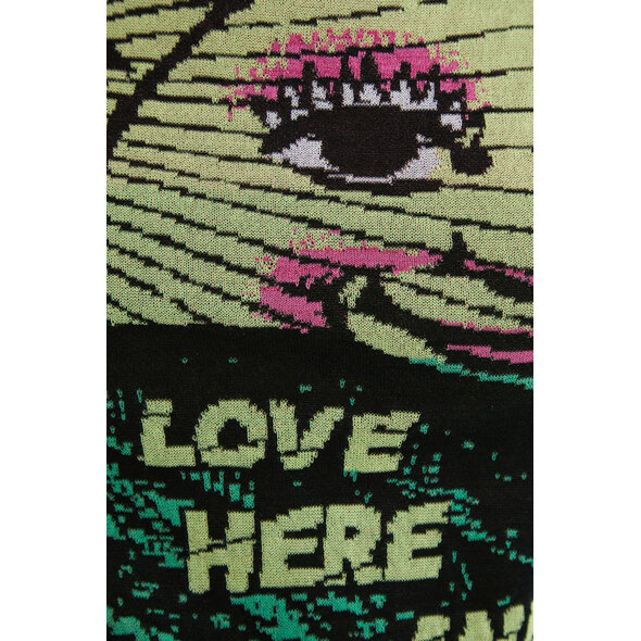 DESIGUAL 'RADIATE LOVE' ΠΛΕΚΤΗ ΜΠΛΟΥΖΑ ΓΥΝΑΙΚEIA 21WWTK55-2006