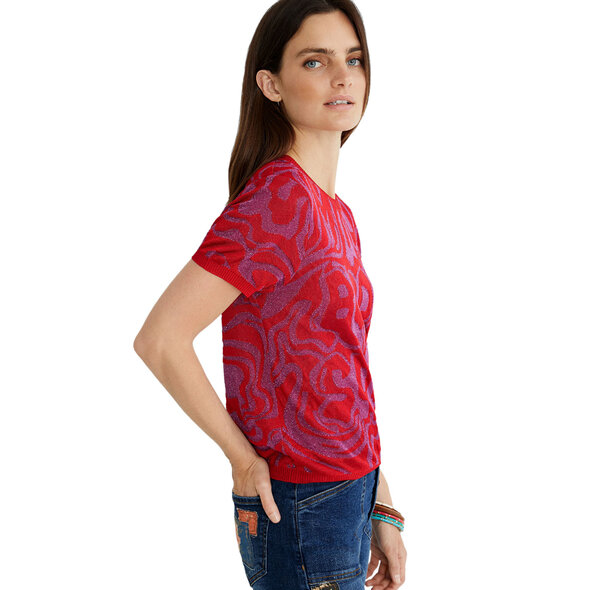 DESIGUAL 'MIND, BODY, SOUL' ΖΑΚΑΡ ΠΛΕΚΤΗ ΜΠΛΟΥΖΑ ΓΥΝΑΙΚΕΙΑ 21WWTK57-3026